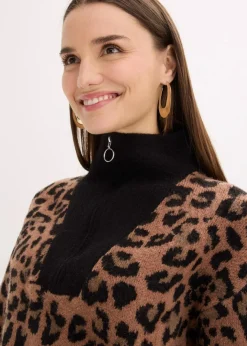 Damen bonprix Pullover & Strickjacken|Troyer