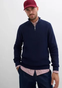 Herren bonprix Große Größen|Basics|Troyer aus reiner Baumwolle