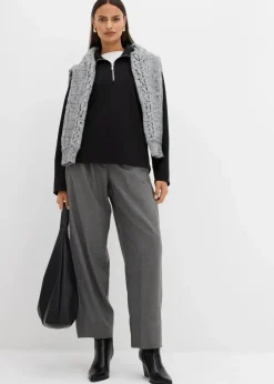 Damen bonprix Bekleidung·Jeans|Pullover & Strickjacken|Troyer aus Viskose-Mix