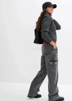 Damen bonprix Bekleidung·Jeans|Pullover & Strickjacken|Troyer aus weichem Woll-Mix
