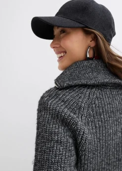 Damen bonprix Bekleidung·Jeans|Pullover & Strickjacken|Troyer aus weichem Woll-Mix