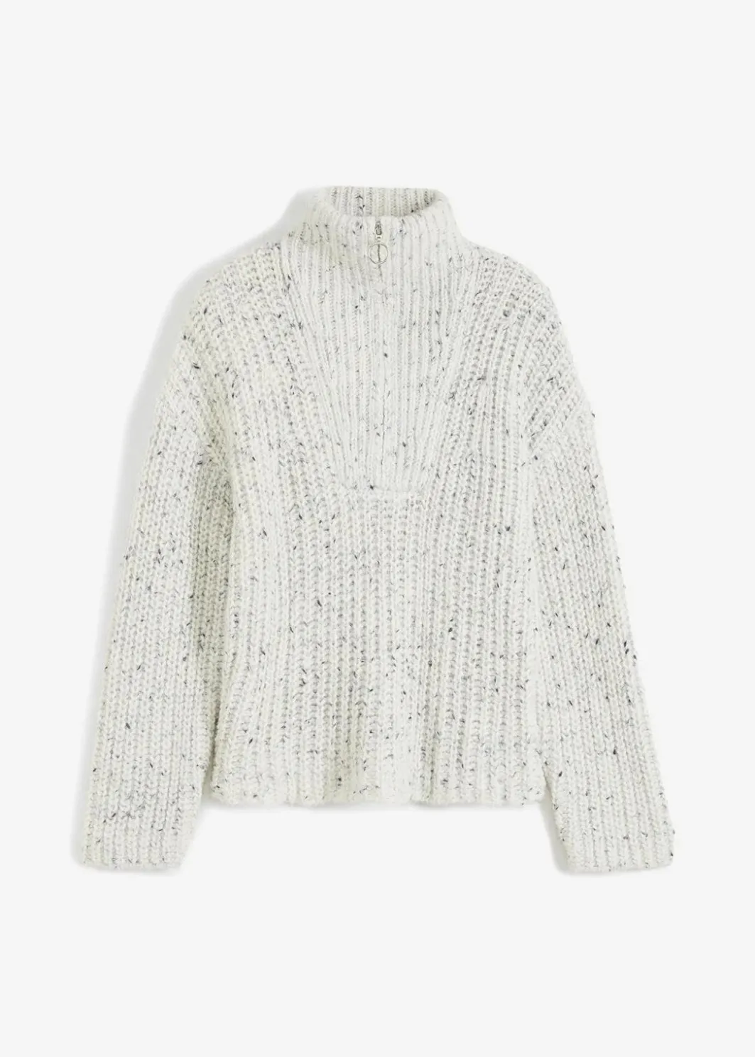 Damen bonprix Pullover & Strickjacken|Bekleidung·Jeans|Troyer mit überschnittener Schulter
