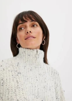 Damen bonprix Pullover & Strickjacken|Bekleidung·Jeans|Troyer mit überschnittener Schulter