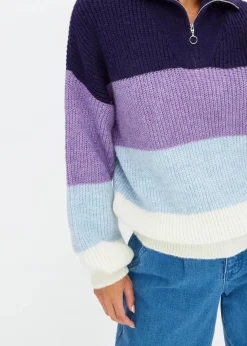 Damen bonprix Pullover & Strickjacken|Bekleidung·Jeans|Troyer Pullover