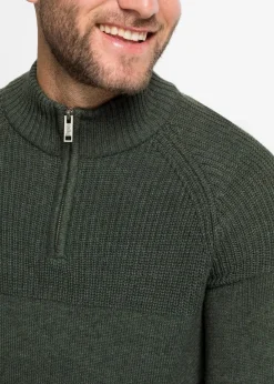 Troyer Pullover aus weichem Baumwollmix Herren Große Größen|Basics