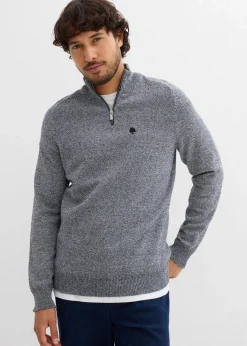 Sale Troyer Pullover mit recycelter Baumwolle Herren Große Größen|Pullover & Strickjacken