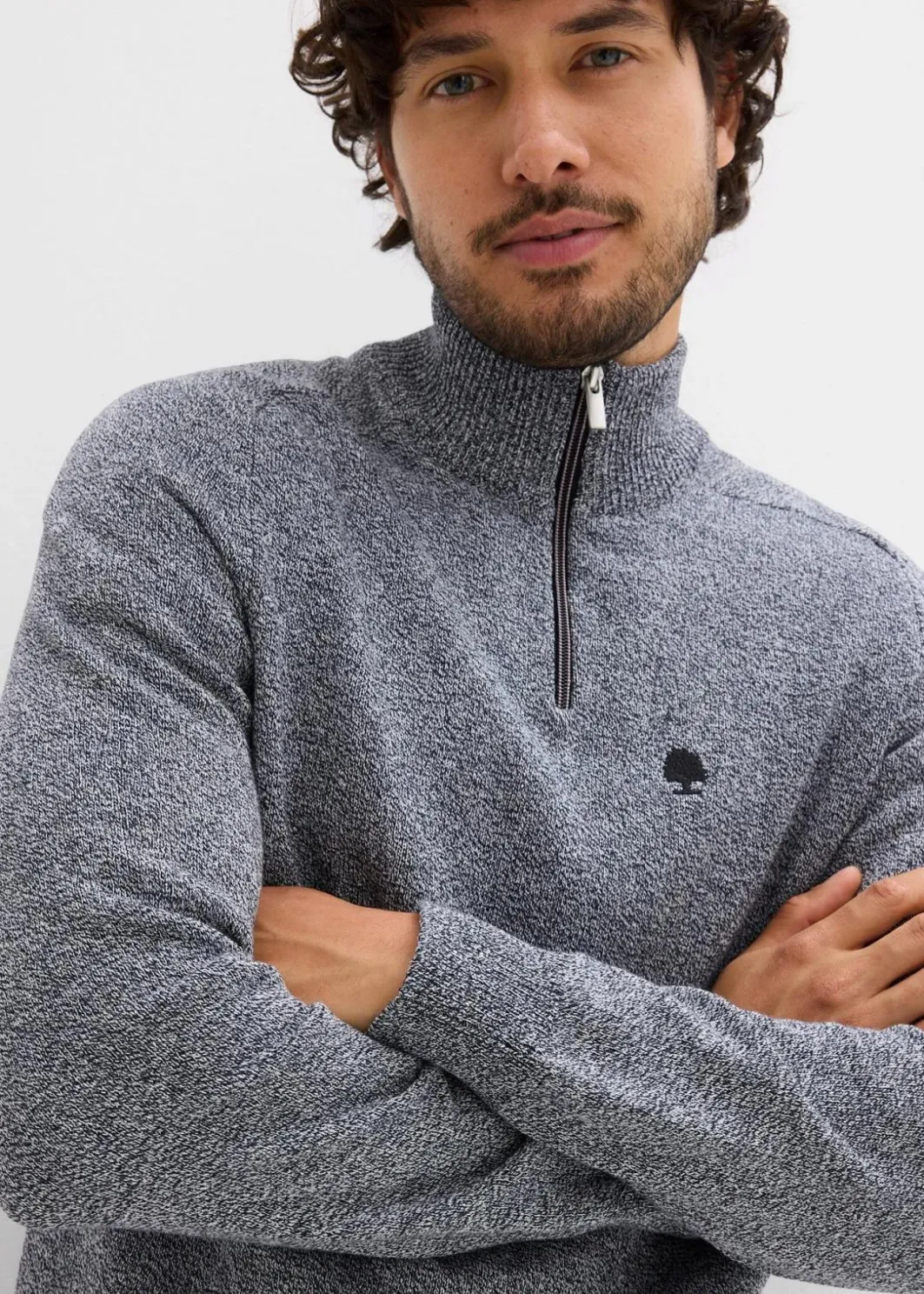 Sale Troyer Pullover mit recycelter Baumwolle Herren Große Größen|Pullover & Strickjacken