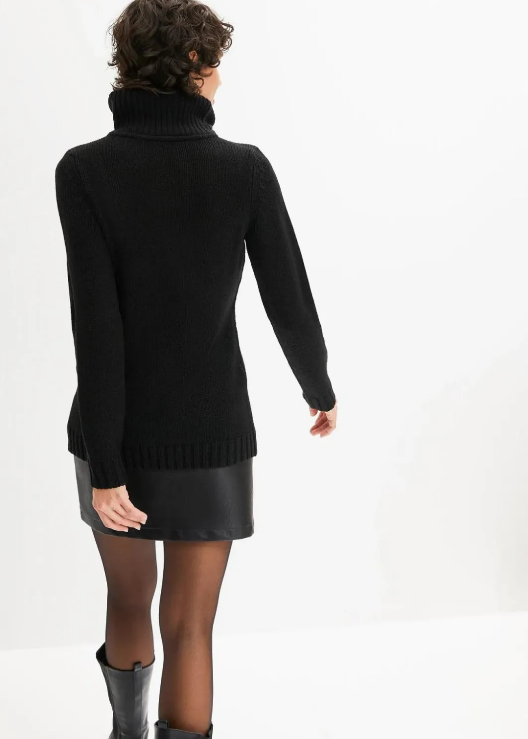 Damen bonprix Pullover & Strickjacken|Troyer Pullover mit Zopfmuster