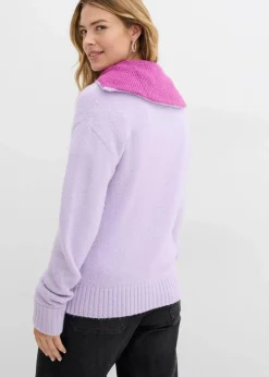 Damen bonprix Bekleidung·Jeans|Pullover & Strickjacken|Troyer-Pullover