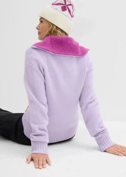 Damen bonprix Bekleidung·Jeans|Pullover & Strickjacken|Troyer-Pullover