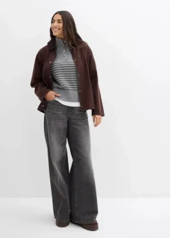 Damen bonprix Bekleidung·Jeans|Pullover & Strickjacken|Troyer-Pullover
