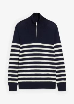 Online Troyer-Pullover aus weichem Baumwollmix Herren Große Größen|Pullover & Strickjacken