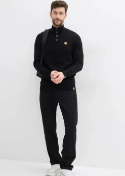 Sale Troyer-Pullover aus weichem Baumwollmix Herren Pullover & Strickjacken|Große Größen