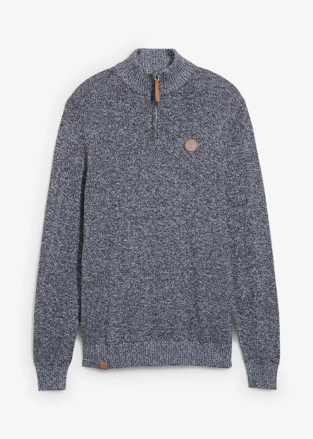 Outlet Troyer-Pullover mit reiner Baumwolle Herren Große Größen|Basics