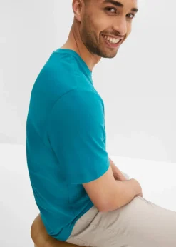Herren bonprix Große Größen|Shirts & Polos|T-Shirt aus reiner Baumwolle (2er Pack)