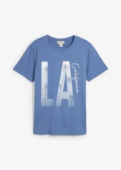 Herren bonprix Shirts & Polos|Große Größen|T-Shirt aus reiner Bio-Baumwolle, Slim Fit