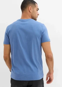 Herren bonprix Shirts & Polos|Große Größen|T-Shirt aus reiner Bio-Baumwolle, Slim Fit