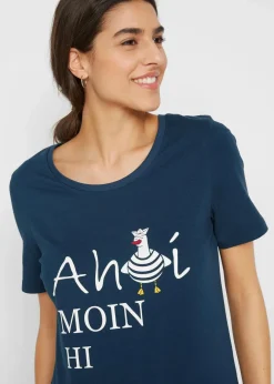 Damen bonprix Shirts & Tops|Nachhaltigere Materialien|T-Shirt aus Baumwollmix