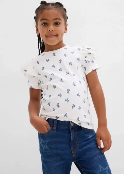 Outlet T-Shirt aus eleastischem Bio-Baumwoll-Mix Kinder Mädchen 2-8 Jahre·Nachhaltigere Materialien|Mädchen 9-16 Jahre·Nachhaltigere Materialien