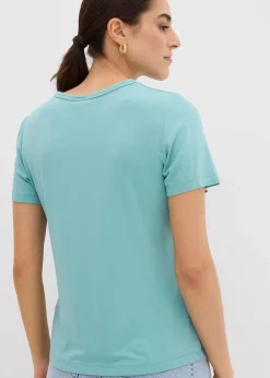 Discount T-Shirt aus fließender Viskose Damen Nachhaltigere Materialien|Shirts & Tops