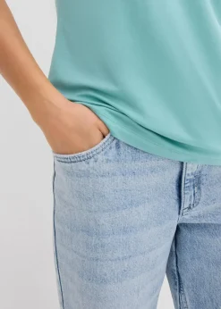Discount T-Shirt aus fließender Viskose Damen Nachhaltigere Materialien|Shirts & Tops