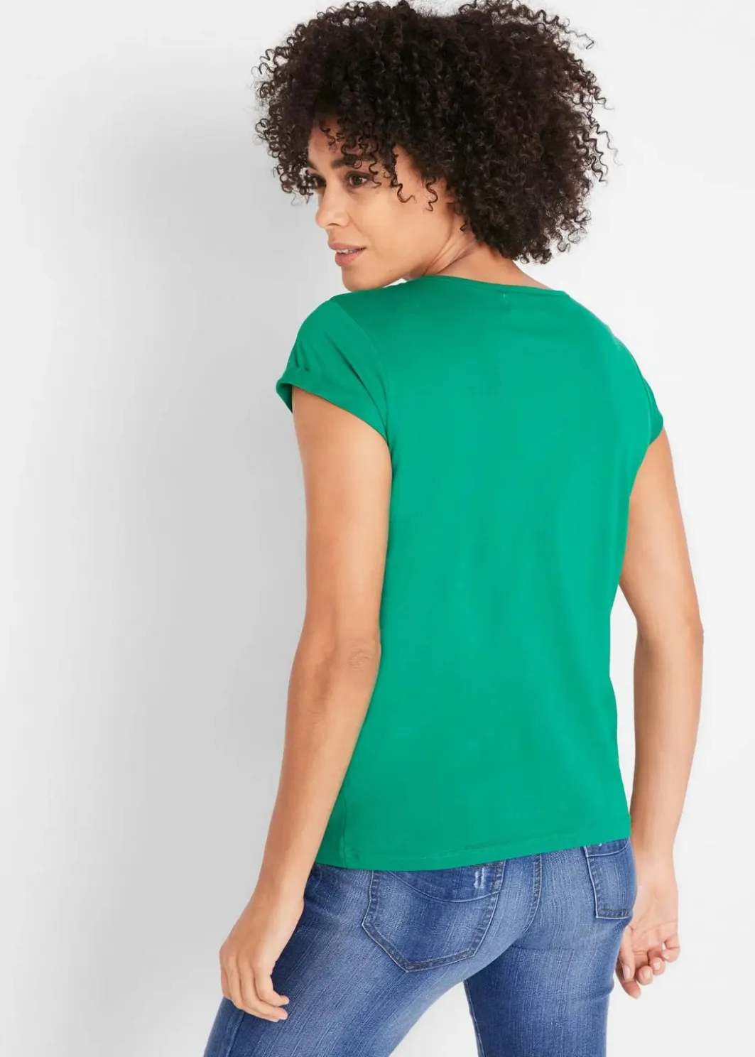 Discount T-Shirt aus reiner Baumwolle Damen Shirts & Tops|Basics