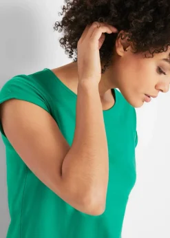 Discount T-Shirt aus reiner Baumwolle Damen Shirts & Tops|Basics