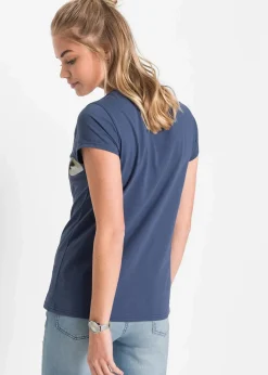 Best T-Shirt aus reiner Baumwolle Damen Shirts & Tops