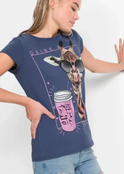 Best T-Shirt aus reiner Baumwolle Damen Shirts & Tops