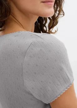 Sale T-Shirt aus reiner Baumwolle Damen Shirts & Tops