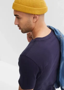 Herren bonprix Große Größen|Shirts & Polos|T-Shirt aus reiner Baumwolle, Slim Fit