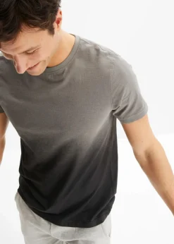 Herren bonprix Große Größen|Shirts & Polos|T-Shirt aus reiner Baumwolle, Slim Fit