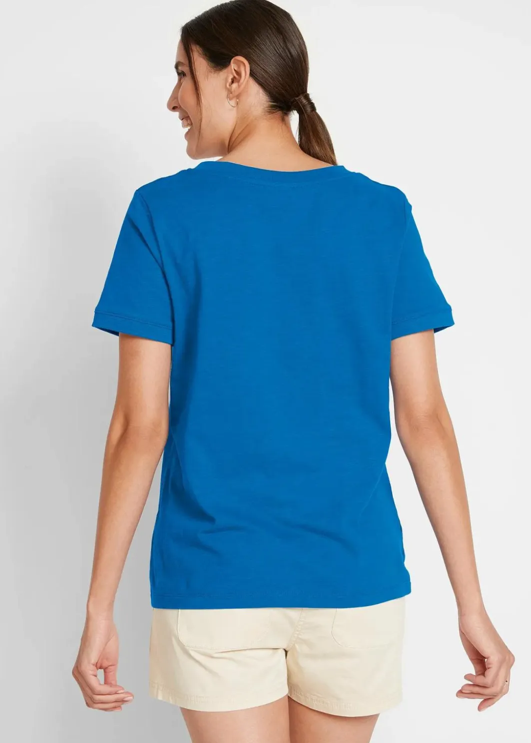 Clearance T-Shirt aus reiner Baumwolle Damen Shirts & Tops|Basics