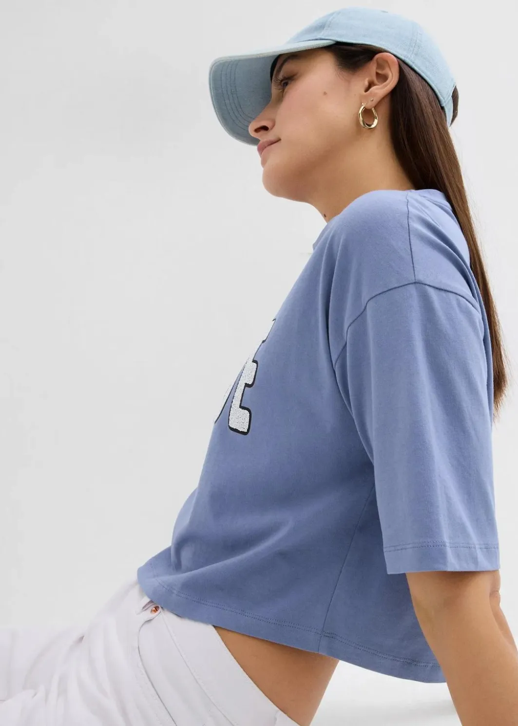 Damen bonprix Shirts & Tops|T-Shirt aus reiner Baumwolle