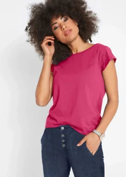 Best T-Shirt aus reiner Baumwolle Damen Shirts & Tops|Basics