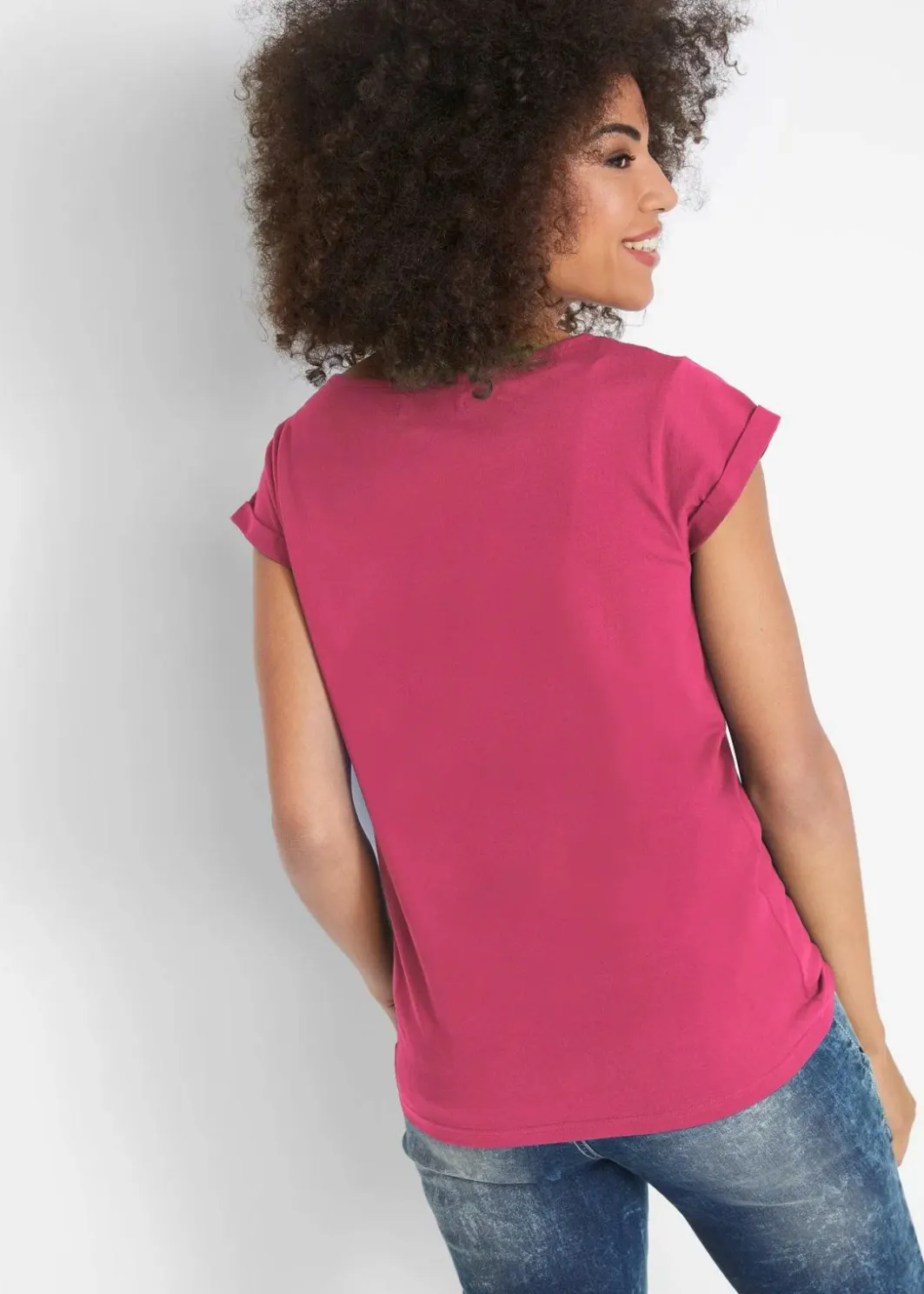 Best T-Shirt aus reiner Baumwolle Damen Shirts & Tops|Basics