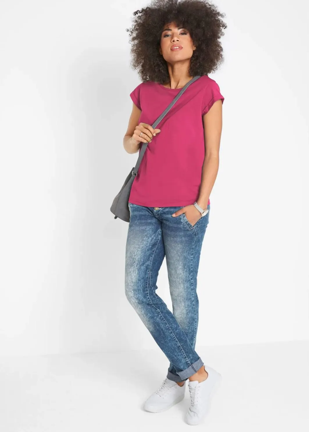 Best T-Shirt aus reiner Baumwolle Damen Shirts & Tops|Basics