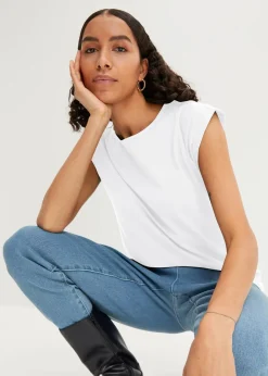 Sale T-Shirt aus reiner Baumwolle Damen Shirts & Tops|Basics