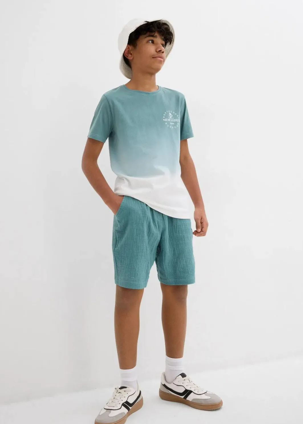 Kinder bonprix Jungen 9-16 Jahre·Shirts|T-Shirt aus reiner Baumwolle