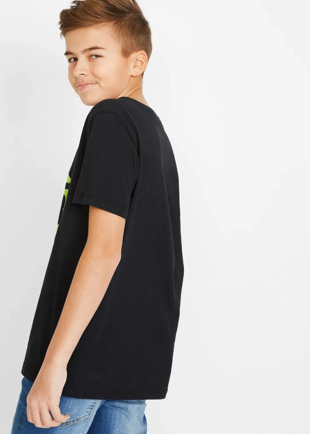 Kinder bonprix Jungen 9-16 Jahre·Shirts|T-Shirt aus reiner Baumwolle