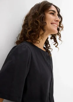 Damen bonprix Nachhaltigere Materialien|Shirts & Tops|T-Shirt aus reiner Baumwolle