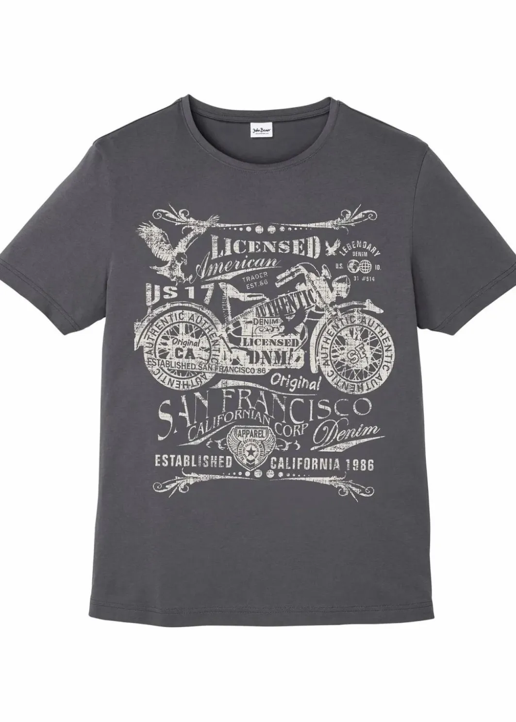 Sale T-Shirt aus reiner Baumwolle Herren Große Größen|Shirts & Polos