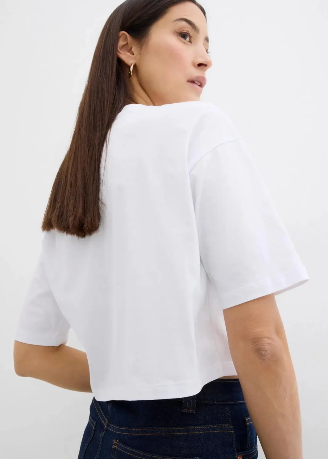Damen bonprix Shirts & Tops|T-Shirt aus reiner Baumwolle