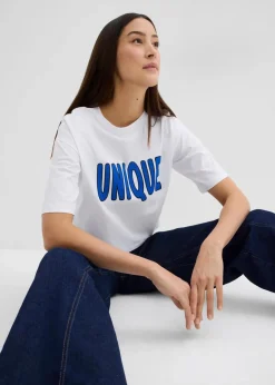 Damen bonprix Shirts & Tops|T-Shirt aus reiner Baumwolle