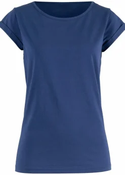 Damen bonprix Shirts & Tops|Basics|T-Shirt aus reiner Baumwolle