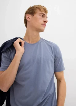 T-Shirt aus reiner Baumwolle (2er Pack) Herren Shirts & Polos|Sportbekleidung