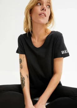 Best T-Shirt aus reiner Baumwolle Damen Shirts & Tops