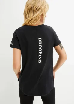 Best T-Shirt aus reiner Baumwolle Damen Shirts & Tops