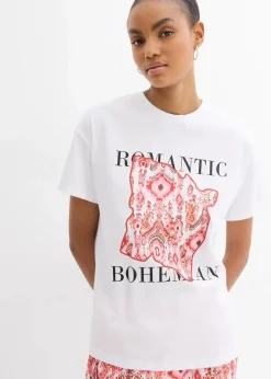 Damen bonprix Shirts & Tops|T-Shirt aus reiner Baumwolle