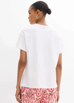 Damen bonprix Shirts & Tops|T-Shirt aus reiner Baumwolle